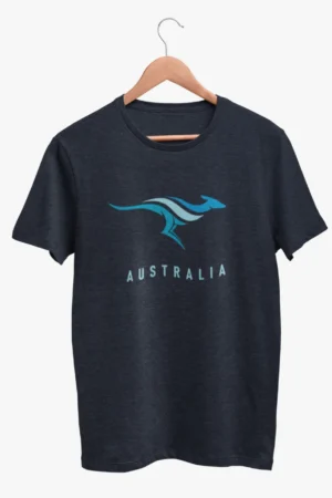 Kangaroo Logo Mens Half Hand TShirt