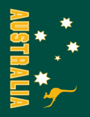 Aussie Green Cricket Team Mens Half Hand TShirt