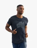 Aussie city names Navy Blue Mens Half Hand TShirt