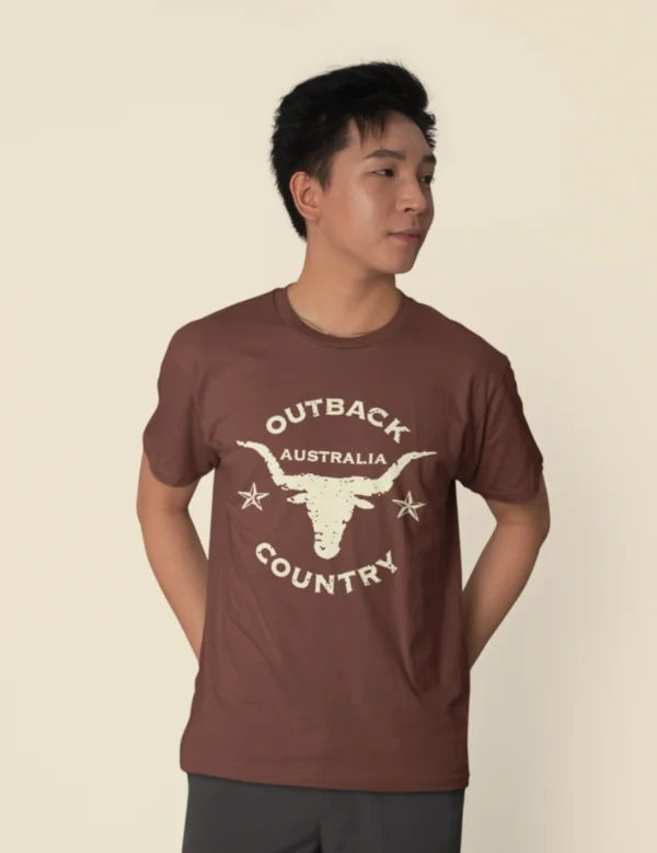 Aussie Premium Mens Half Hand TShirt - Image 3