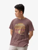 Aussie Tourist Mens Half Hand Rust TShirt
