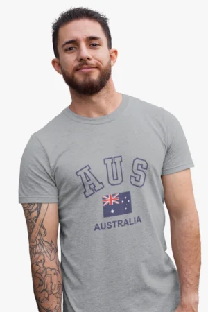 Australian Flag Grey TShirt