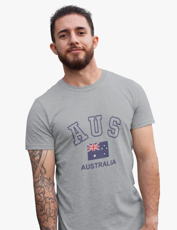Australian Flag Grey TShirt