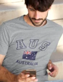 Australian Flag Grey TShirt