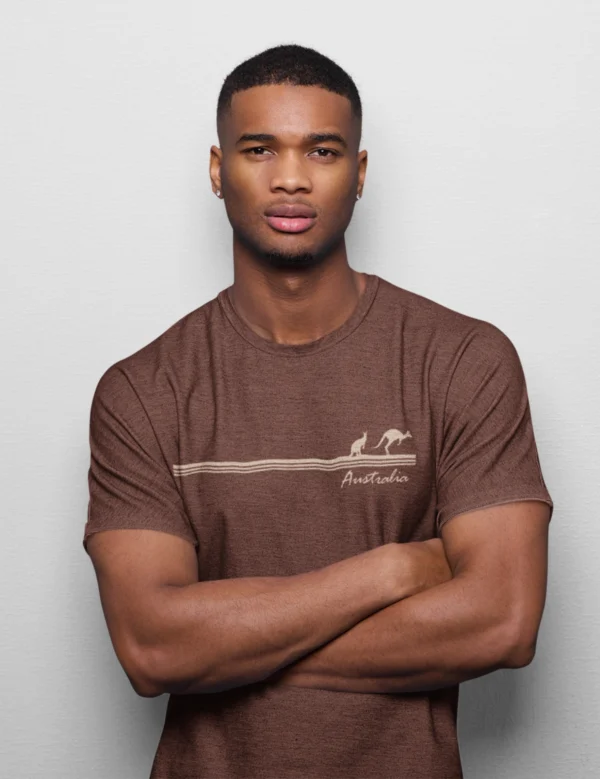 Aussie Mens Half Hand TShirt - Image 2