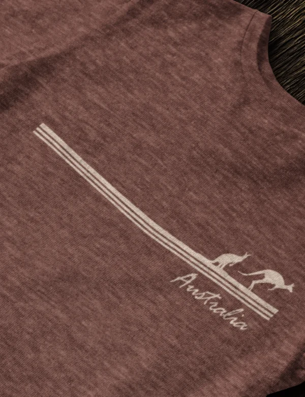 Aussie Mens Half Hand TShirt - Image 3