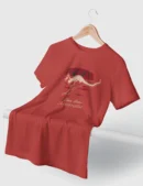 Aussie Mens Red Kangaroo Half Hand TShirt