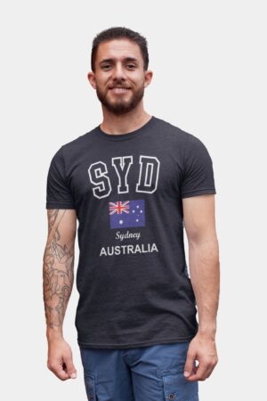 ADL Mens Half Hand Black TShirt