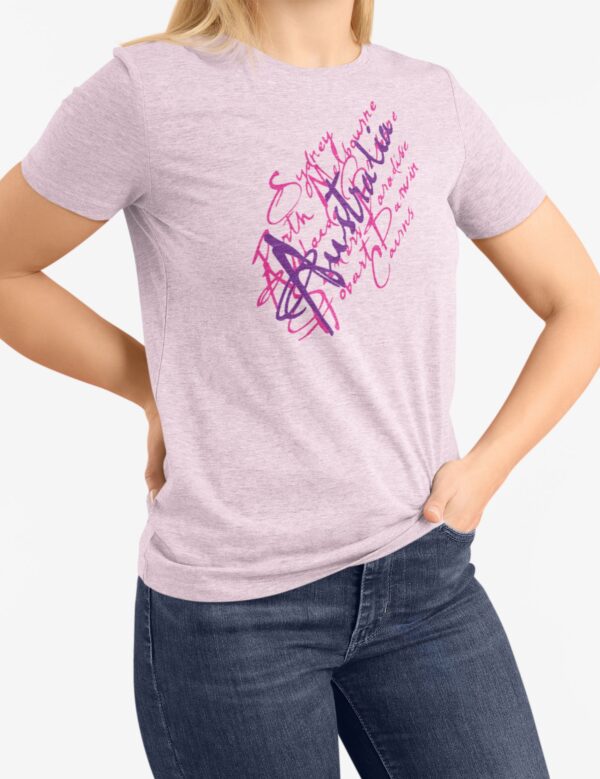 Australian City Names Graffiti TShirt