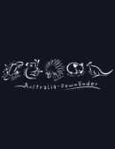 Aussie Animals Mens Half Hand TShirt